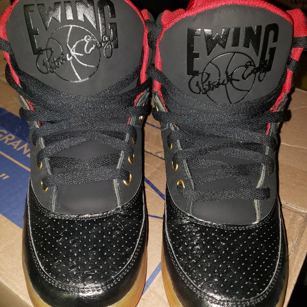 Rick Ross x Ewing 33 HI "MMG" leather sneakers
